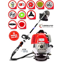 Cros Lombard Italy Frx-11 Grande Sırt Tipi Benzinli Ot Çalı Çim Biçme Tırpanı+ Tam Bahçe Setli Halı Yıkamalı