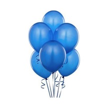 Lacivert Metalik Balon Mavi