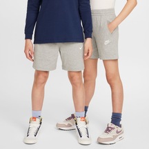Nike Club Knit Çocuk Siyah Günlük Stil Şort Fz5512-063 Gri