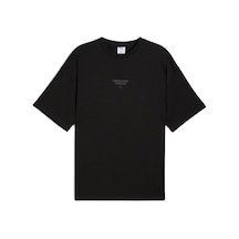 Puma Pl Lifestyle Tee Erkek Yetişkin T-shirt SIYAH