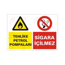Tehlike Petrol Pompaları / Sigara Içilmez