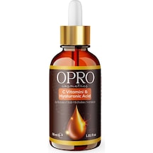 Opro Cosmetics C Vitamini & Hyaluronik Asit Aydınlatıcı Etkili Cilt Bakım Serumu 30 Ml - Niacinamide
