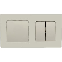 Legrand Salbei Bej Krem 2'li Set Anahtar + Komütatör