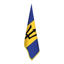 Barbados Bayrağı -ofis-makam-toplantı Odaları - Saçaklı Makam Bayrağı 1