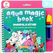 Lino Aqua Magic Book Mandala sihirli Boyama Kitabı Tfl-1003