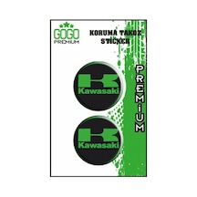 Kawasaki Uyumlu Koruma Takozu İkili Damla Sticker Standart