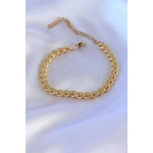 316l Çelik Arpa Gold Renk Kadın Bileklik Renkli