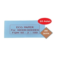 Ecg Kağıdı Nihon Kohden Fqw 50-2-100 Z Katlamalı 10 Adet 200 Sayfa