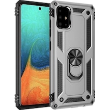 Rba Aksesuar Galaxy Uyumlu A71 Kılıf Rba Vega Kapak - Gri gri