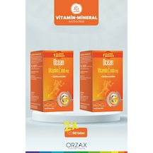 Ocean Vitamin C 1000mg 30+30 Tablet 1 Alana 1 Bedava 60 Tablet 2li Paket