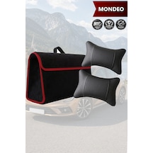 Mondeo Uyumlu Bagaj Çantası Siyah Renk Koltuk Yastığı Lüks Model