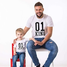 Tshirthane King Prince Baba Oğul Kombini Tshirt Giyim