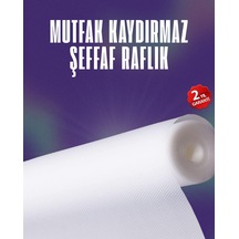 Su Geçirmez Kaydırmaz Raflık Ve Çekmece Astarı 3 Metre Mh-hs8028-7704 Şeffaf