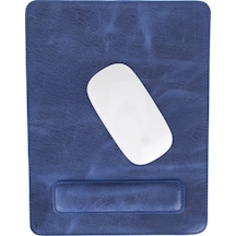 Comfy Bileklikli Deri Mouse Pad G21 Mavi