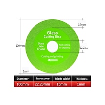 Pazly 100mm 3 Adet Ultra İnce Elmas Kesme Diski - Cam, Seramik, Şişe Ve Kristal Kesim İçin