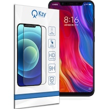 Xiaomi Mi 8 ile Uyumlu Tam Kaplayan Temperli Cam Ekran Koruyucu