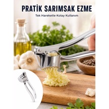 Mutfak Sarımsak Ezici Kaymaz Saplı Güçlü Mekanizma Mh-hs9778-0673 Diğer