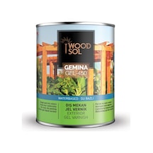 Woodsol Gemina Dış Mekan Ahşap Jel Vernik 0.75 Litre / 1563 Walnut