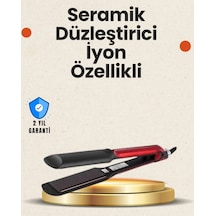 Zenvia Elektriklenmeyi Azaltan İyonlu Saç Düzleştirici Titanyum Plaka Ve Şık Tasarım Znv2026