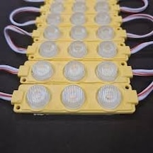 Parmak Led 12v 3 Çipli Mercekli Turuncu