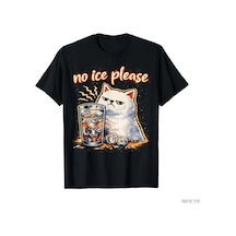 Tarzsokak No Ice Lütfen Komik Kedi Meme T-shirt Erkekler Kadınlar Için % 100% Pamuklu T Shirt Kısa Koll Çok Renkli