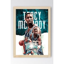 Tracy Mcgrady Çerçeveli Tablo - Orlando Magic Nba Posteri Tablo
