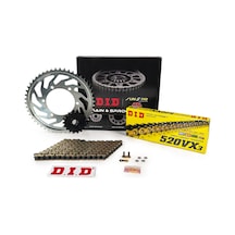 Zincir Dişli Seti Cf Moto Nk 600 Cc 2022 / Cf Moto / Nk / 600cc / Zincir: Dıd-520vx3 Gold -118 / Ön-arka Dişli : Sunstar 14t-46t / 2022