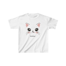 Unisex Çocuk Baskılı T-shirt - Beyaz