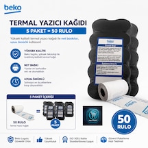 X30 Tr - 300 Tr - 220 Tr - 400 Tr Yazarkasa Termal Pos Rulosu 5 Paket - 50 Adet