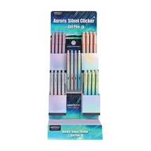 Wrıtech W-0171 Aurora 0,7mm Mavi Jel Kalem - 72'li Stand Ahşap