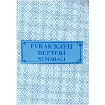 Evrak Kayıt Defteri Numaralı 22x32 Gelen - Giden 40 Yaprak Artlan