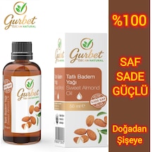 Tatlı Badem Yağı %100 Saf Doğal Seyreltilmemiş 50ml Sweet Almond Oil