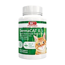 Bio Petactive Dermacat 0.5 Probiotik Bira Mayalı Sarımsaklı Kedi Vitamini Tablet 150'li 75 G