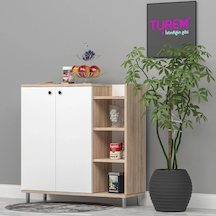 Engin Çok Amaçlı Dolap Suntalam Sis Gri