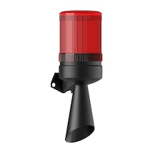 Mesan E14 Sabit Ampul 2 Ses Borulu Elektronik Siren Kırmızı 24vac Ms 5825.1.24vac