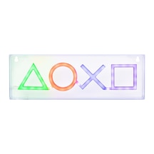Paladone Playstation Led Neon Işık, Serbest Veya Duvara Monte Edilebilir, Oyuncular İçin Oyun Odası Aksesuarı Ve Dekorasyon