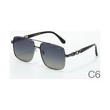Kadın Polarize Korumalı Metal Çerçeveli Güneş Gözlüğü Esp039 Siyah - Yeşil - 713558714 Siyah