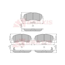 Braxıs Aa0617 On Fren Balatasi D10604ba0a D10604ea0a