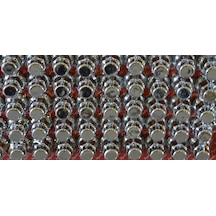 Bijon Kapagı Uzun 30 No Beyaz Krom Takım 75 Adet