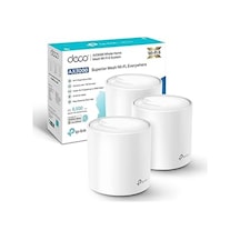 Tp-link Deco X50 3-pack , Ax3000 Mbps, Yapay Zeka Desteği, Gigabit Portları, 150 Cihaza Kadar Bağla Tp-link Deco X50 3-pack , Ax3000 Mbps, Yapay Zeka Desteği, Gigabit Portları, 150 Cihaza Kadar Bağla