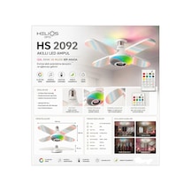 Akıllı Led Ampul, 36w, Blutooth Hoparlör, E27 Duy İle Bağlanır. Çok Renkli