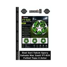 Özel Seri Takım Sporu Sahada Mac Saati Ft-820 Futbol Topu 4 Astar Çok Renkli
