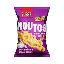 Züber Noutos Nohut Cipsi 55 G Ekşi Kremalı Soğanlı - Yüksek Lifli Atıştırmalık 8'li Avantaj Pak Tarı