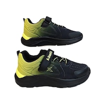 Kinetix Lennox Siyah-neon Sarı Cırtlı Erkek Çocuk Spor Ayakkabı Siyah-Sarı