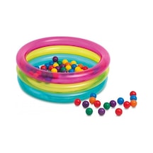 48674 Renkli 3 Bölme Toplu Havuz 86 Cm Cm