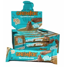 Grenade High Protein, Low Sugar Bar - Chocolate Chip Salted Caramel, 12 X 60 Gr
