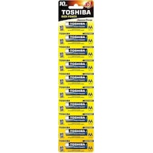 Toshıba Kartela Alkalinli Kalem Pil 10'lu