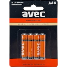 Avec Lr03 Aaa Alkalin İnce Kalem Pil 4 Lü
