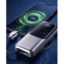 Type C Ve Lightning Destekli Yüksek Kapasiteli Powerbank 13000 Mah Çok Renkli 86877948