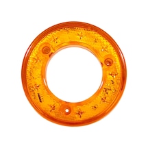 Yuvarlak Simit Tip Led Lamba 9 Led 12/24v Sarı Stop Lamba Kod:67s
